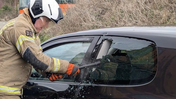 Apex Technical Training teaching Fire Service personnel Method of Entry techniques during an emergency services course